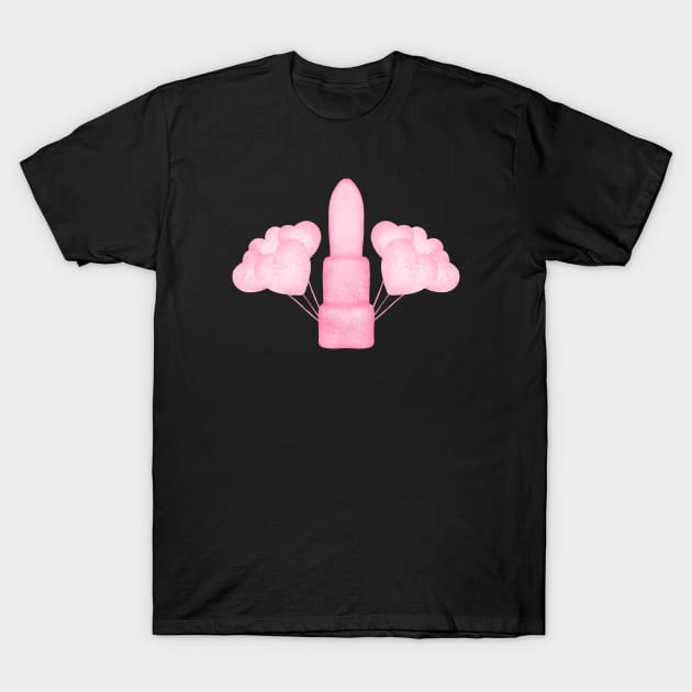 I love lipstick T-Shirt by Aisiiyan